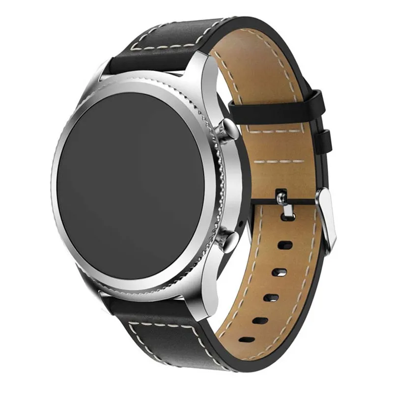 Do Samsung Gear S3 Frontier Emaker Watch Band Deptament skórzany pasek pasek zegarek 237z