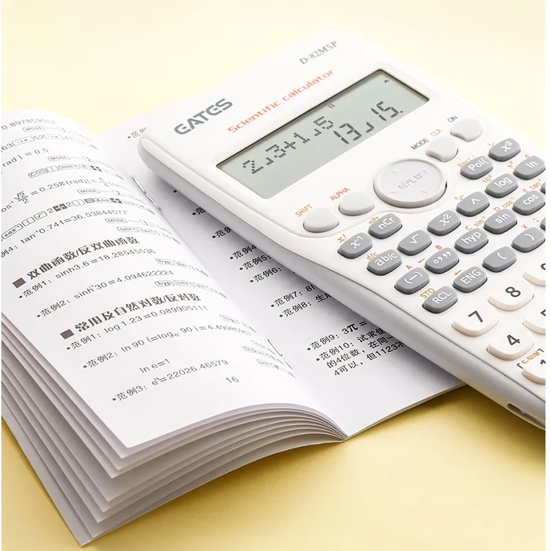 Calculadora Científica Digital 240 Funções 82MS Estatísticas Matemática 2Line Display D82MSP para estudantes de graduação 5786348