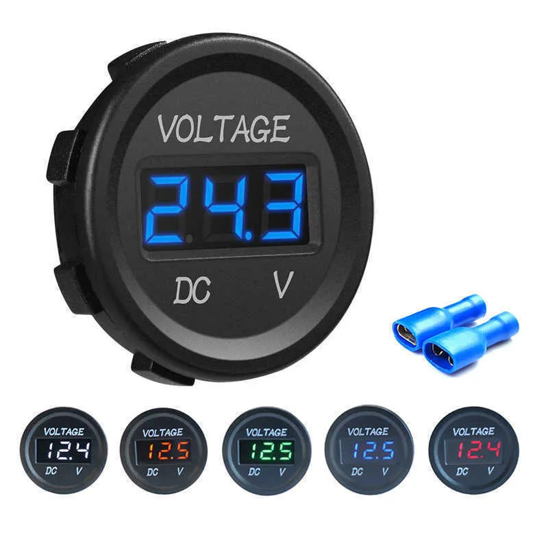 Digital 5V-48V DC ROXGOCT Панель Voltmeter Напряжение напряжения тестер Светодиодный дисплей для автомобиля Автоматический мотоцикл ATV Аксессуары для грузовых автомобилей