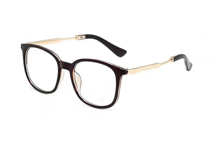Новые модные солнцезащитные очки с прозрачными линзами, дизайнерские солнцезащитные очки для мужчин и женщин, оптические очки, металлические квадратные очки с полной оправой 299x
