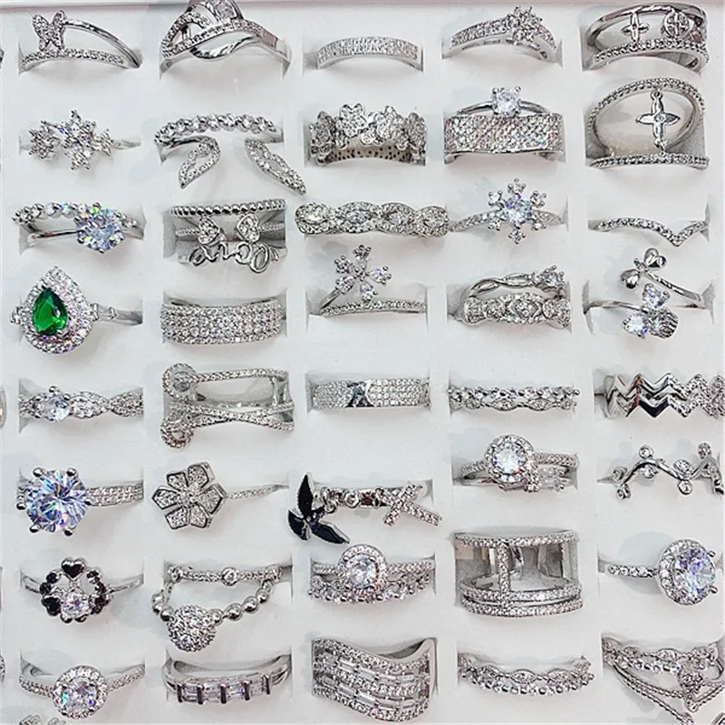 Anel de casamento feminino com zircônia, requintado, imitação geométrica, pedra preciosa, anéis femininos, diamante, prata, joias de noivado, acessórios 219u