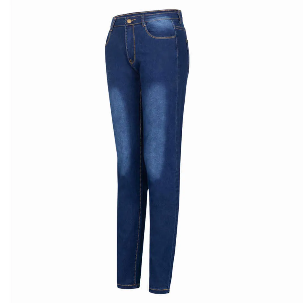SAGACE Top Brand Plus Size Pantaloni Jeans da donna Ladies Loose Straight Vita alta Stretch Donna Slim Casual Matita 210708