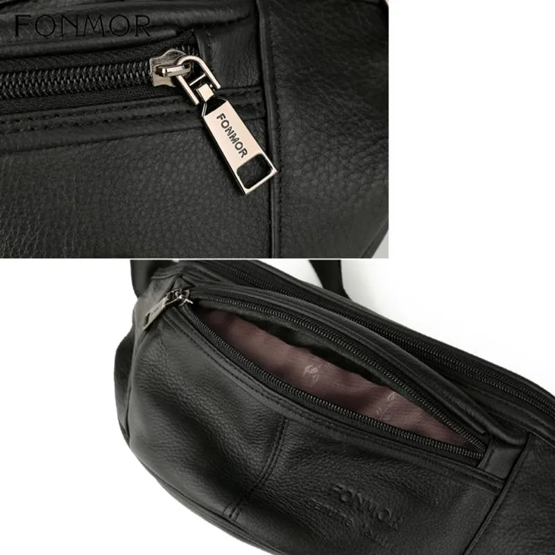 Sacs de taille Fonmor Femmes Antitheft sac Fanny Pack Vérite Couioir Purse Small Phone Key Men Black Men Packs Unisex2823