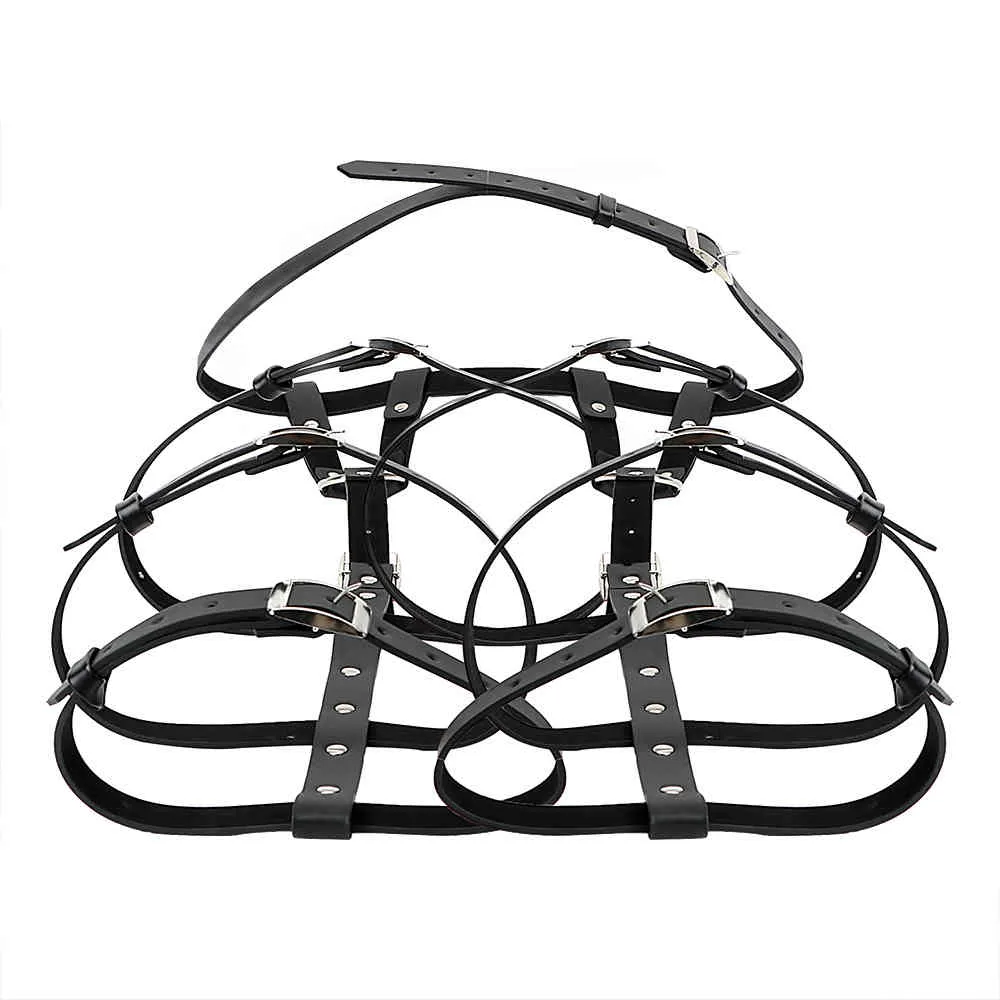 IKOKY Flirt Clothes PU Leather SM Bondage Gear Fetish Sex Toys for Couples Erotic Products Adult Games Role Play X04013141207