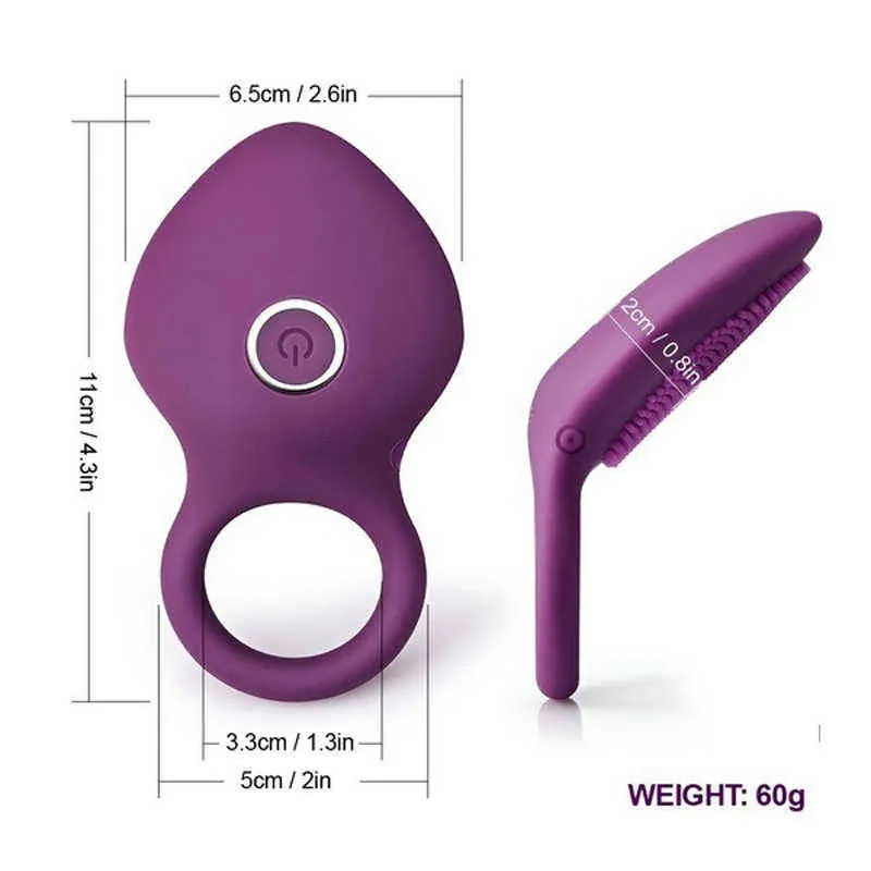 NXY Cockring Anello del pene Rapporto sessuale Coppia Giocattolo del sesso Ritardo di vibrazione Eiaculazione precoce Blocco Fine Accessori maschili 1124