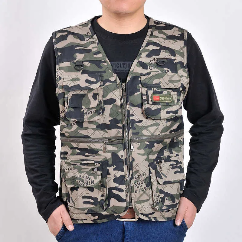 Vest-men-Outerwear-military-Camouflage-waistcoat-Multi-pocket-short-style-Durable-colete-Asian-size