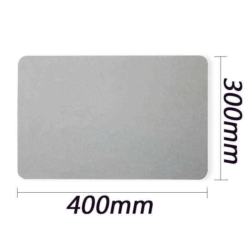 Non-Slip Bath Mat 30*40cm Diatomite Earth Bath Mat Drying Fast Absorbent Mat Easy Clean For Children Elderly Bathroom Rug 211109