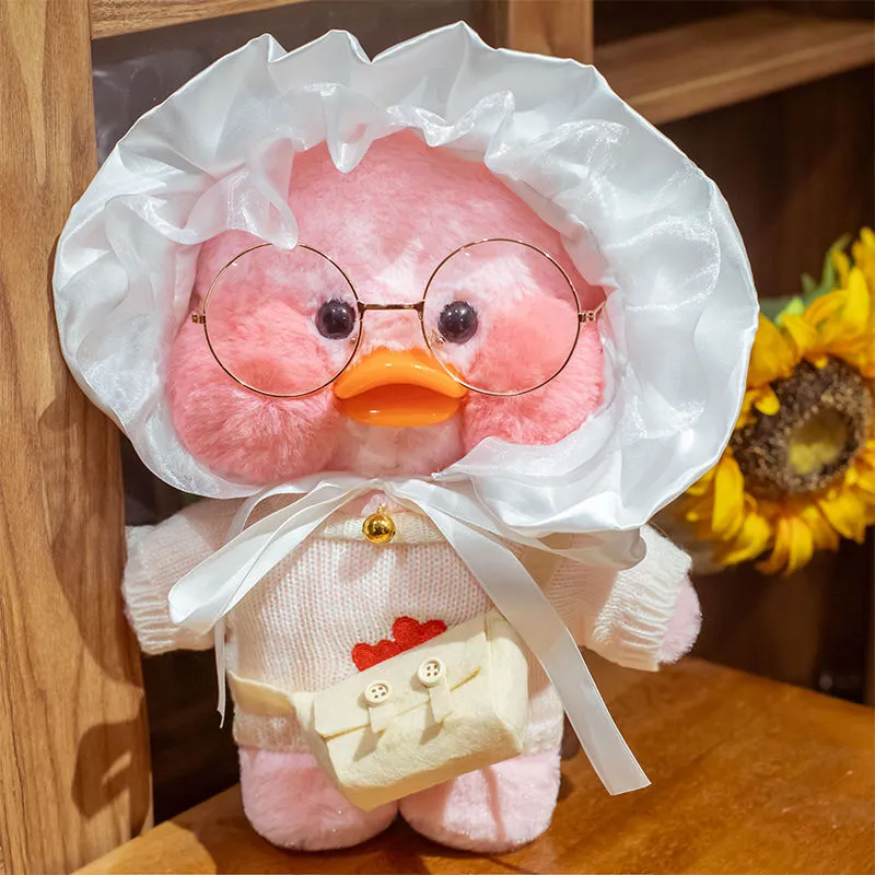 Kawaii Lalafanfan Eend Knuffel Knuffeldier Zachte Plushie Roze Gele Eend Begeleiden Pop Speelgoed voor Kinderen Meisjes Verjaardagscadeau1871950