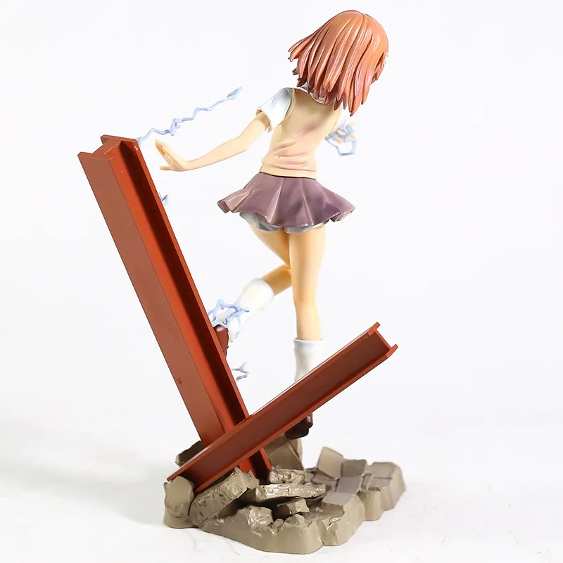 27cm A Certain Magical Index Misaka Mikoto 17 Scale PVC Figure Collectible Model Toys Anime Figma Dolls Brinquedos X05035636092