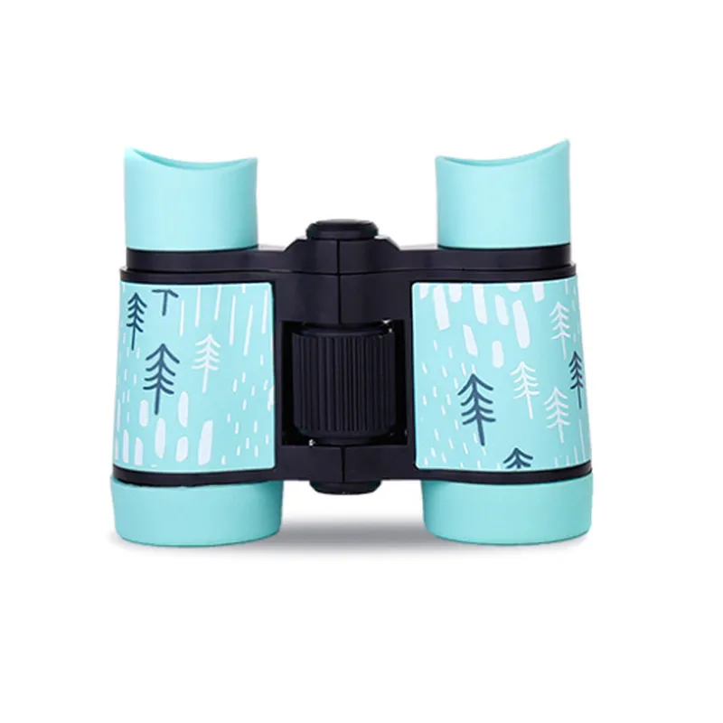 New sale 4x30 telescope rubber non-slip portable gift children's outdoor color binoculars fixed zoom