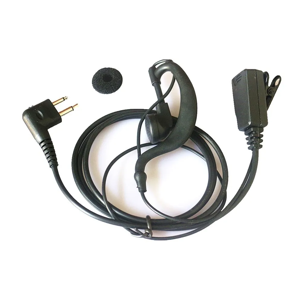 2. G-vormige headset headset, motorvoertuig PTT-microfoon, tweerichtingsradio CP88, CP040 CP100 CP125 CP150 CP200 CP250 CP300