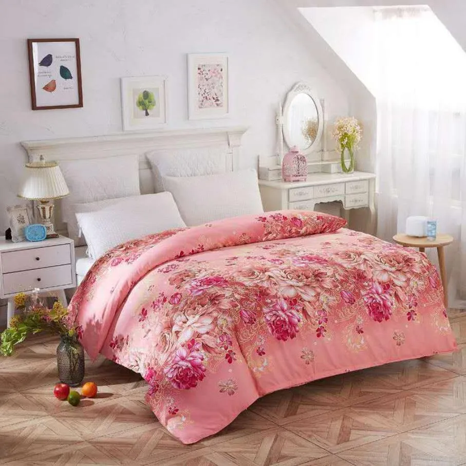 Biancheria da letto rosa stile nordico 180x230/200x230 Copripiumino Copripiumino bambino Copripiumino king size esclusa federa F0323 210420