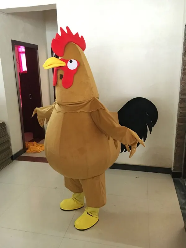 Талисман костюмы курицы талисман взрослый размер мультфильма персонаж Костюм костюм Хэллоуин Необычное платье Рождество на Хэллоуин