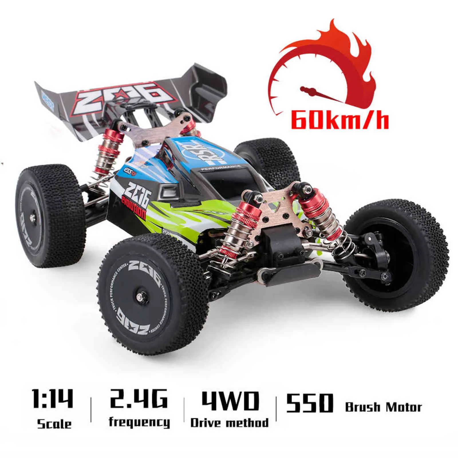 Rc Auto 4WD Racing Wettbewerb 70 KM/H Metall Chassis Bürstenlosen Motor R Control High Speed Drift WLtoys Spielzeug Für Jungen 211029