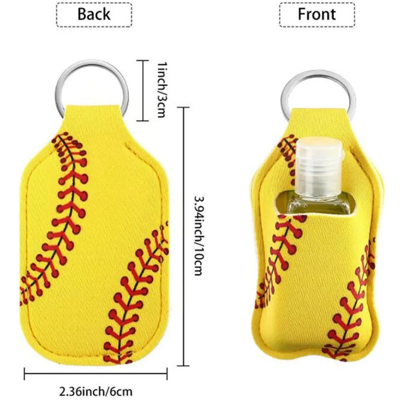 ネオプレンチャップスティックリップスティックハンドサニタイザーキーチェーンホルダーパーティーリップバームポーチキーチェーン屋外