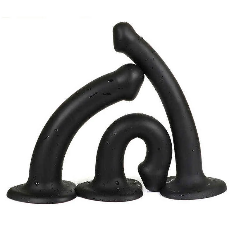 NXY Cockrings Anal sex toys 20CM Géant Énorme Gode Super Big Dick Butt Grand Dong Réaliste Pénis Masturbateur Sex Toys pour Femmes Hommes Ventouse 1123 1124