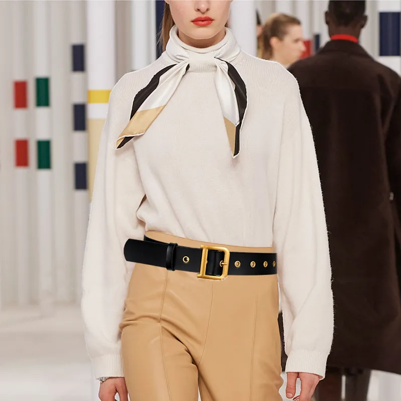 Дизайнерский ремень больших размеров из натуральной кожи для женщин, 2021 люксовый бренд, пояс с пряжкой ceinture femme cammerbunds6173879