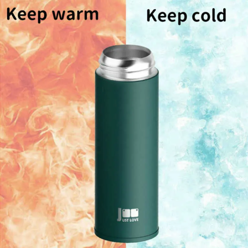 OWNPOWER Quality Double Wall Stainless Steel Vacuum Flasks 280ml Car Thermo Cup Coffee Tea Travel Mug Thermol Bottle Thermocup 210328H