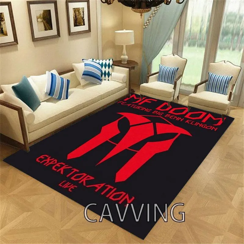 Carpets MF DOOM 3D Tapis de flanelle imprimés antidérapant grand tapis tapis décoration maison pour le salon décor 192d