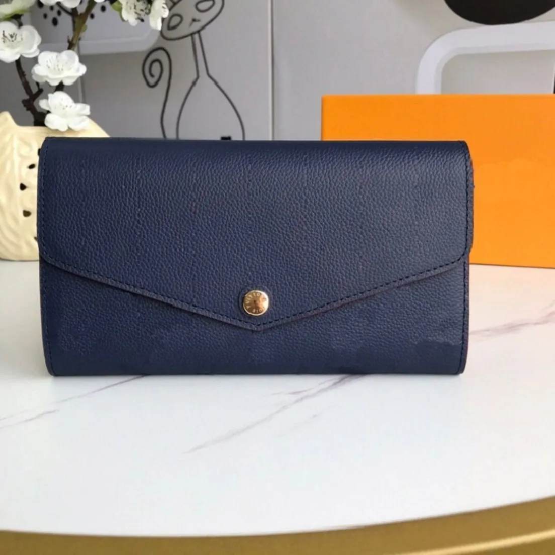 Wysokiej jakości projektant portfela torebka moda damska sarah torebki torebki podwójne hasp portfele fold uchwyt na paszport paszport 255h