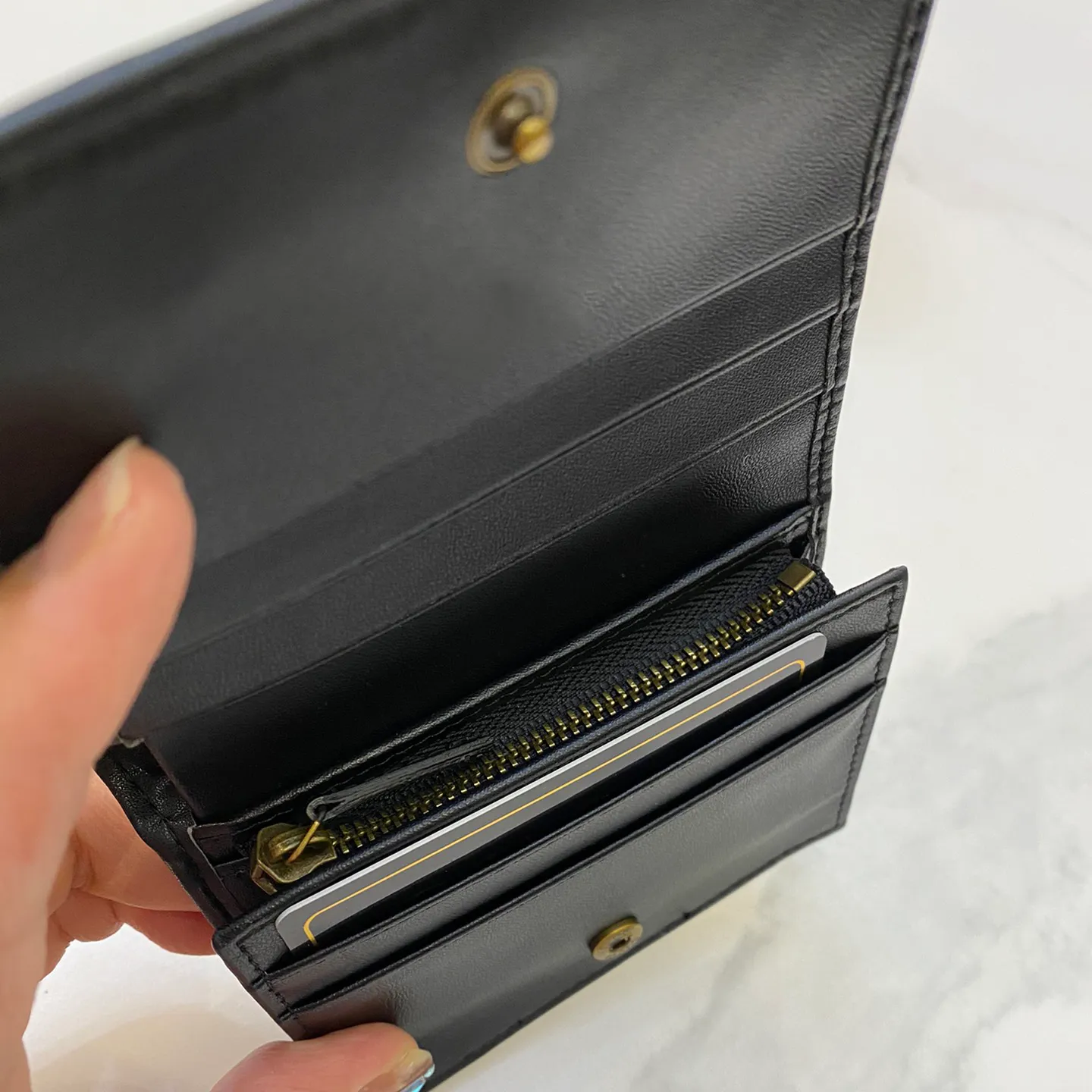 Trevliga kvinnor plånbok kort handväska korthållare mynt purses designer plånböcker topp quanlity stort märke gjord av original läder bambu deco242v