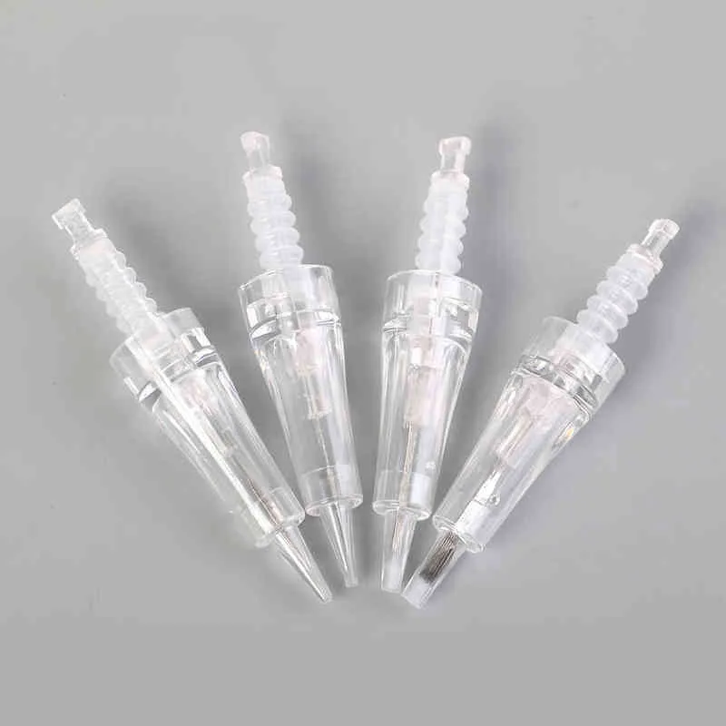 Bajonetcartridge Naald voor Derma Pen Dr.Pen E30 A6 N2 M7 M5 A1 Micronedles 1 3 5 7 9 12 24 36 42pin Nano Round MTS PMU Tattoo 211229