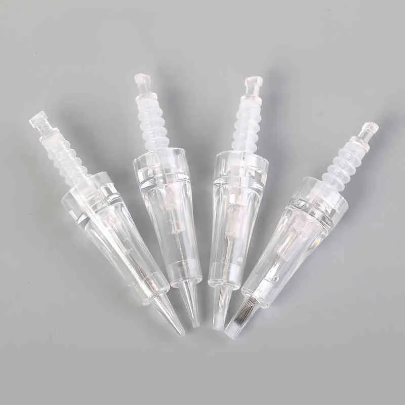 Derma Pen Dr.Pen E30 A6 N2 M7 M5 A1マイクロニードル1 3 5 7 9 12 24 36 42ピンナノラウンドMTS PMUタトゥー211229