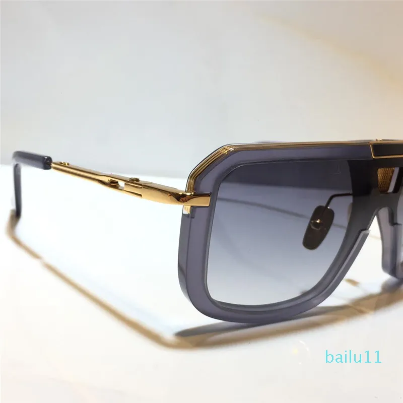 Luxe- M acht zonnebrillen mannen metaal retro speciaal unisex zonnebril modestijl bord frame uv 400 spiegel bovenkwaliteit komen wi158n