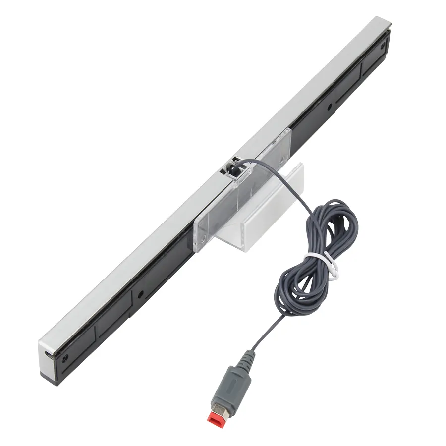 Nintendo Wii uzaktan kumandası için pratik kablolu sensör alıcı çubuk