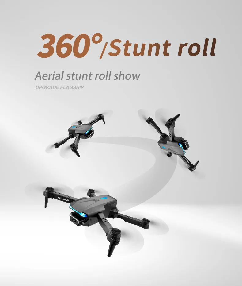 Mini Drone S89 pro 4k Profesional HD Dual Camera WiFi Fpv Drones Height Preservation Rc Helicopters Quadcopter Toys 220621