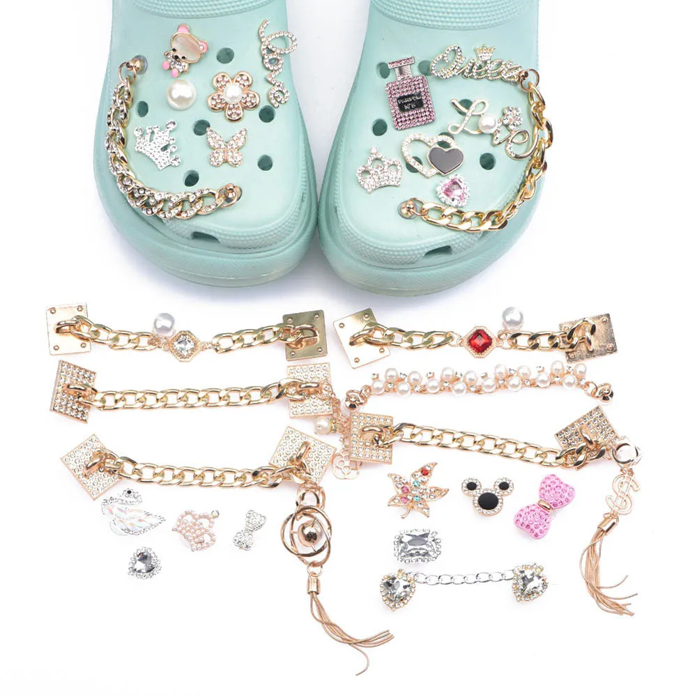 Designer Croc Croc Bling Charms Rhinestone JIBZ For Clogs Perfect