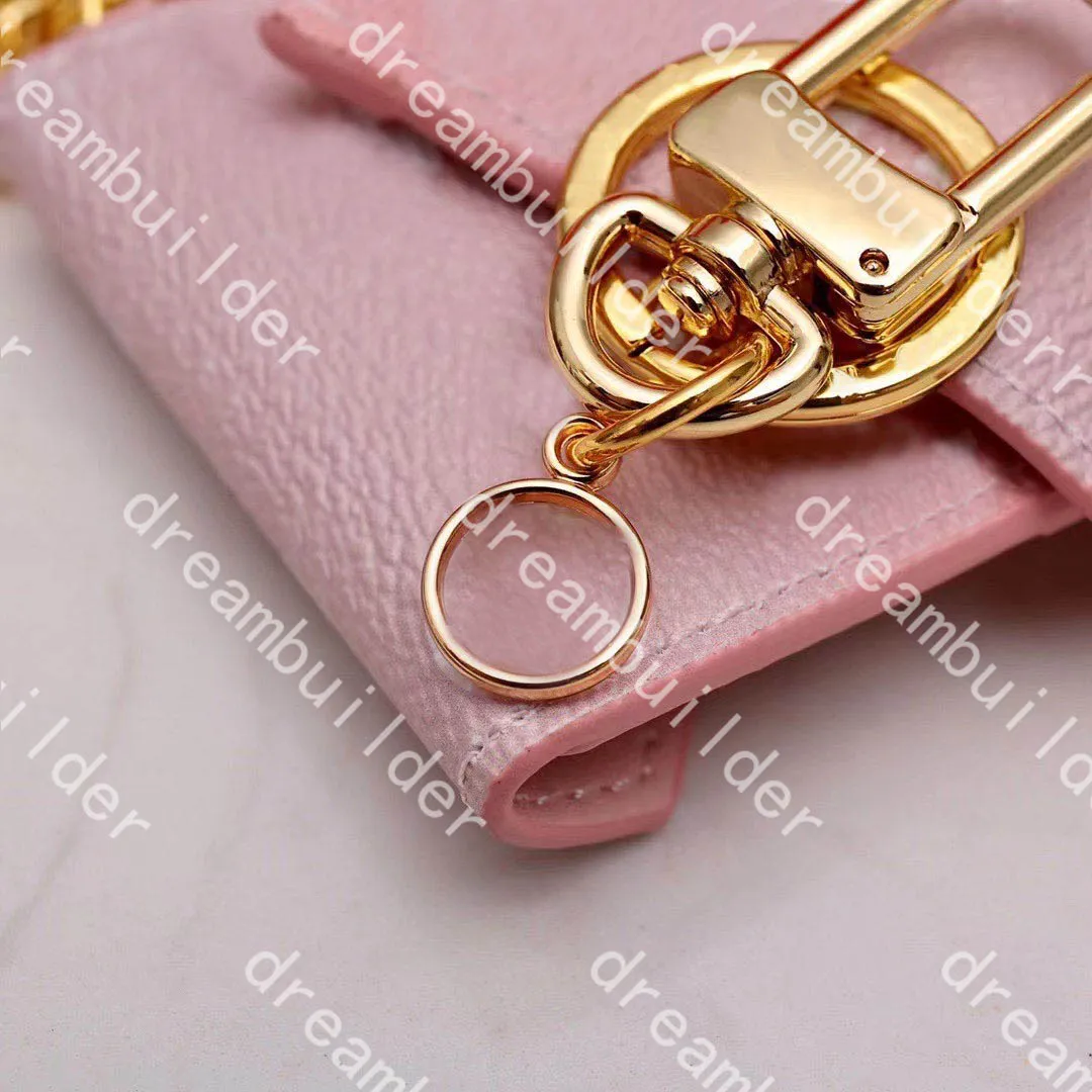 Högkvalitativ M69003 Fashion Top Designer Keychain Handmade Pu Leather Cardholder Car Keychains Man Women Bag Charm Hanging Decorat206T