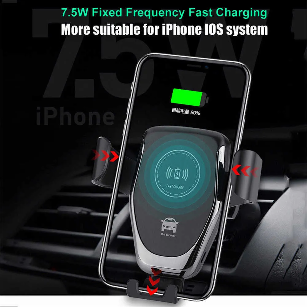 10W Wireless Fast Car Charger Air Vent Mount Phone Holder For iPhone XS Max Samsung S9 Xiaomi MIX 2S Huawei Mate 20 Pro 20 RS3633710