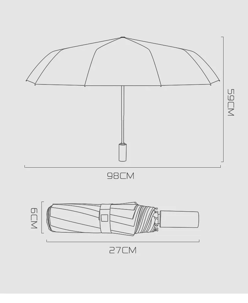 Folding Umbrella Woman Parapluie New Ladies Parasol Wind Resistant Paraguas Mujer Cheap Rain Umbrellas