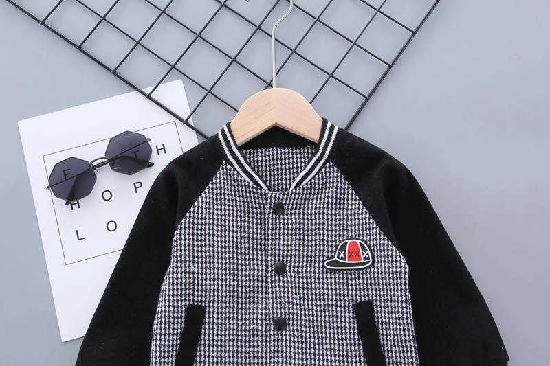 Spring Autumn Baby Outwear Boys Coat Children Girls Clothes Kids Ball Infant Sweatershirt Toddler Jacket SUIT 0-5 Years 211011