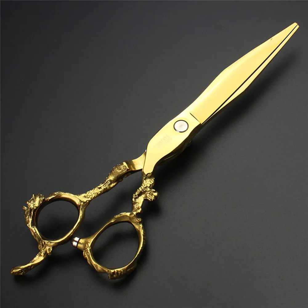 Golden Japan 440c importato Forbici capelli professionali da 5,567 pollici forbici da barbiere da barbiere