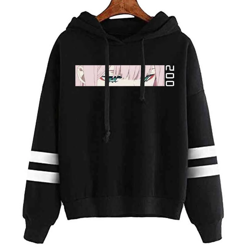 Sweat à capuche pour femme Darling in the Fanxx femmes pulls à capuche sweats zéro deux imprimé Anime à capuche haut H1227