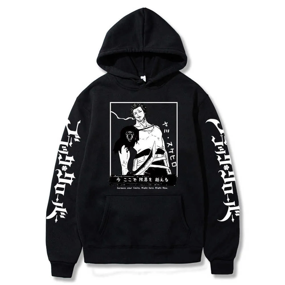 Yami Sukehiro Sweatshirt Vrouwen Mannen Zwarte Klaver Kostuum Hoodies Harajuku Sudadera Y08028805272