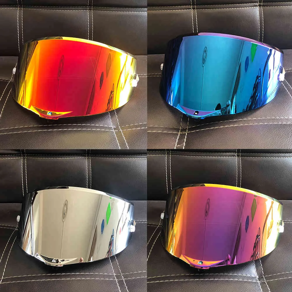 Capacete de motocicleta de 8 cores Sun Visor para AGV Pista GP RR Corsa R GPR 70º Aniversário