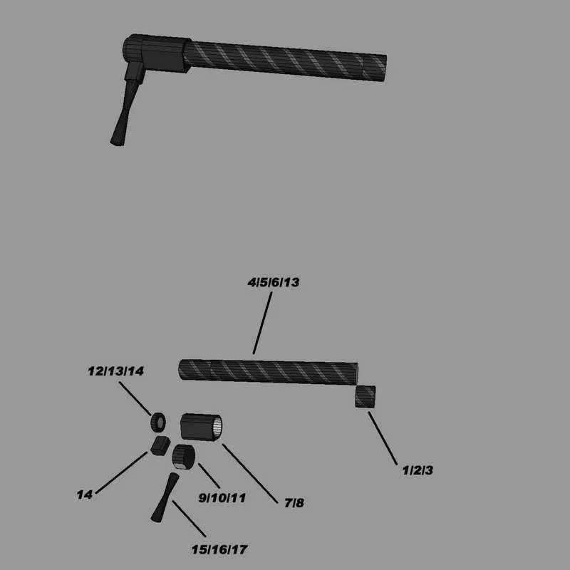M200 Papierspielzeugpistole Modell Maßstab 1:1 3D DIY Kits Scharfschützengewehr Militär Blaster Puzzle für Kinder Erwachsene Cosplay Requisiten Spiele im Freien