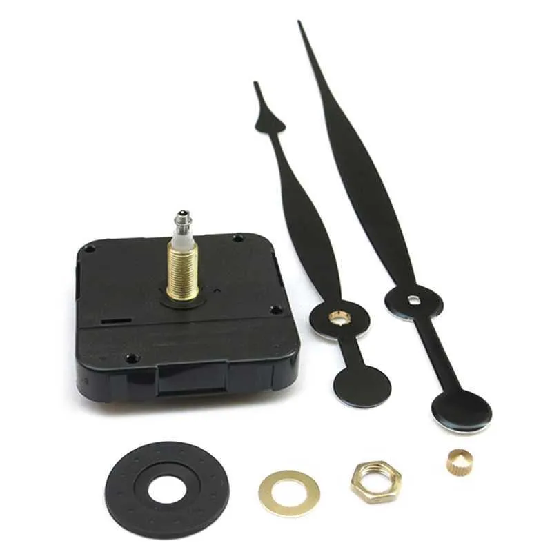 High Torque Long Shaft Silent Clock Movement Mechanism with 2 Different Size Clock Hands Repair Tool Parts Kit Replacement Set H0922