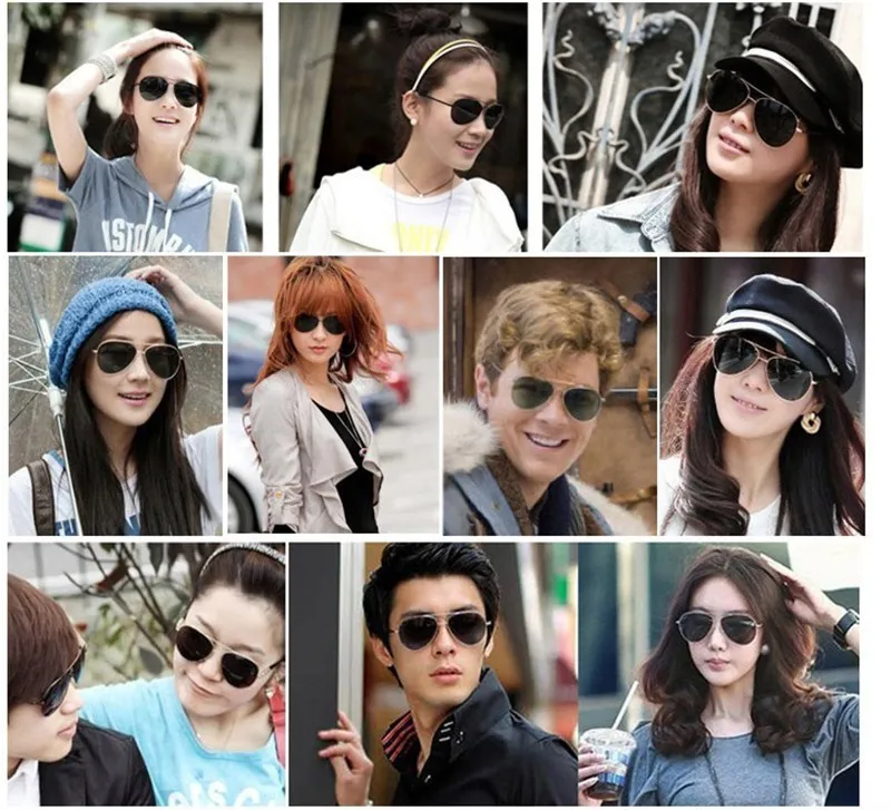 Designer de marca G15 Men Women HD HD Polarized Glasses Rays de aviação Glasses de sol para masculino 3025 55mm GAFAS DE SOL UV400 2203023754028