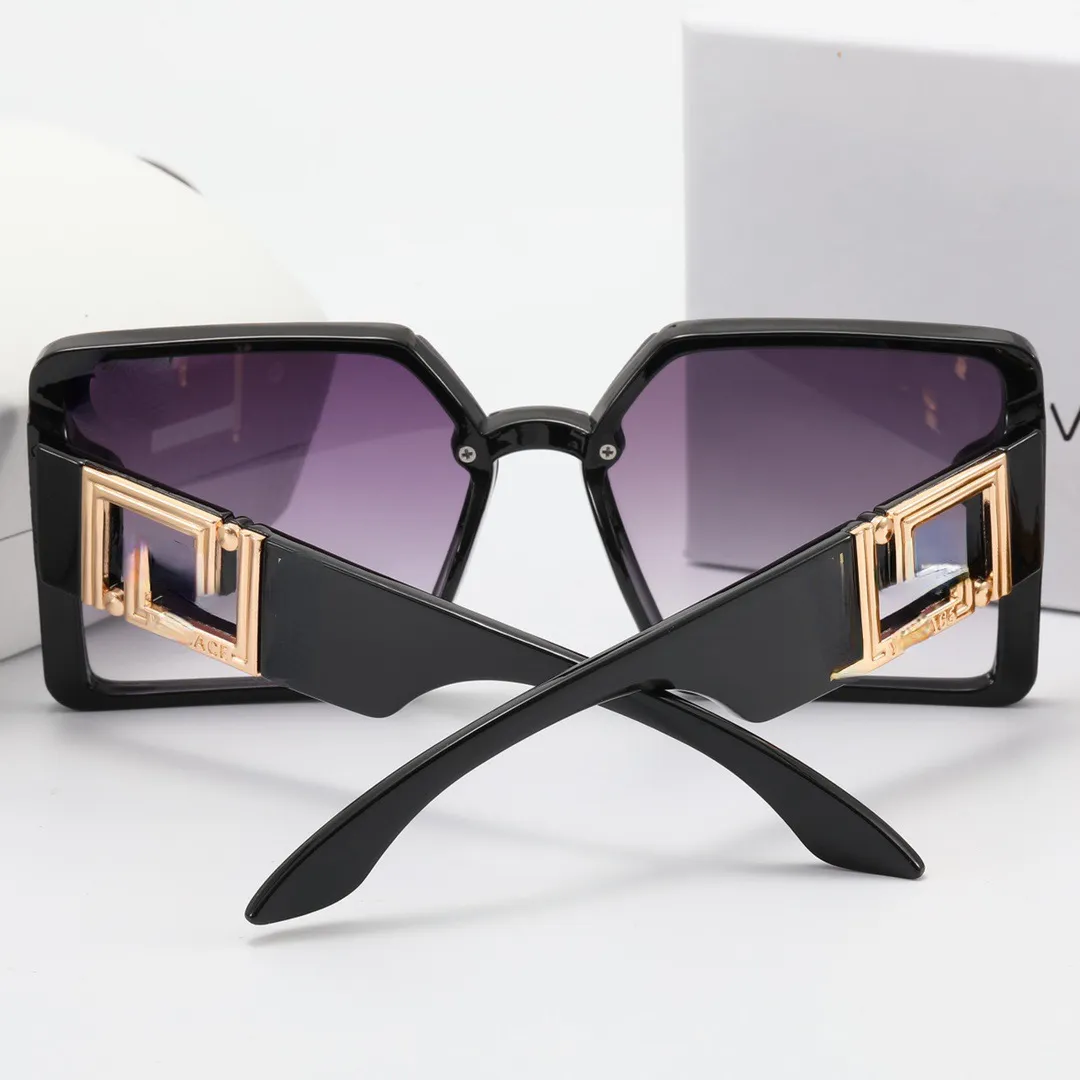 Moda Luksusowy Prosty Styl Okulary Spersonalizowane Okulary Duża Rama Okrągłe Okulary Twarzy High-End Product