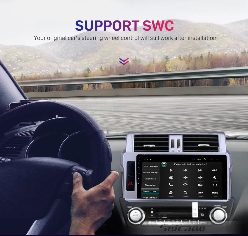 Auto dvd Radio Multimedia Video Player Navigation GPS Carplay DSP Unterstützung 360 Kamera Für Toyota Land Cruiser Prado 150 2013 - 2017