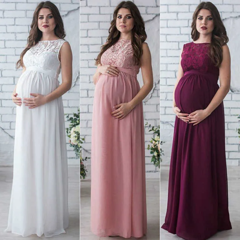 Abito da madre incinta maternità Pografia puntelli donne abiti gravidanza pizzo abiti Po abiti 210922