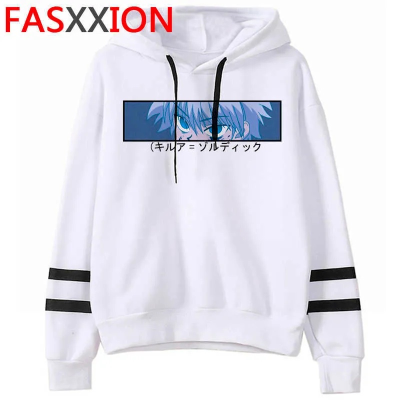 Kawaii Hunter X Hunter unisexe drôle mignon sweats à capuche hommes Anime Killua Zoldyck Hisoka Kurapika sweat-shirt Manga Streetwear sweat à capuche mâle Y0804