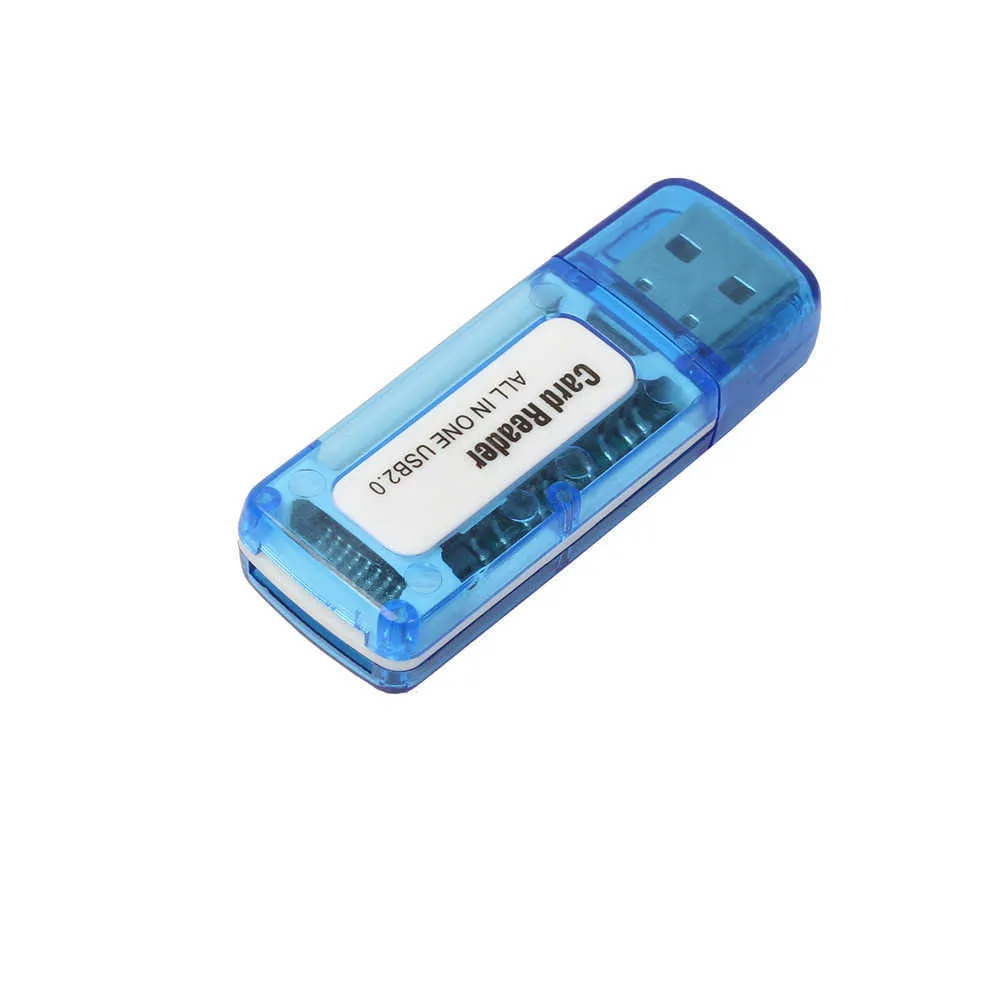 SD -kortläsare USB 2.0 OTG Micro SD/SDXC Speed ​​allt i ett kortläsare Lector SD Memory Plast för TF Micro USB