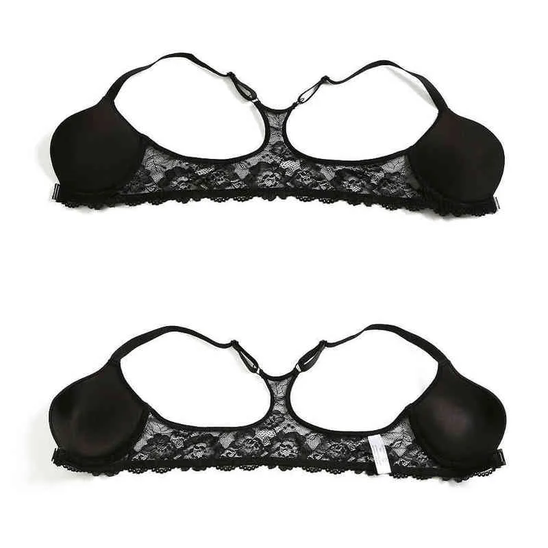 YBCG Push Up Sütyen Ön Kapatma Dantel Hollow Y-Line Kayış Lingerie Siyah Ince Yastıklı Çiçek İç Ayarlanan Sapanlar Sutyen G1227