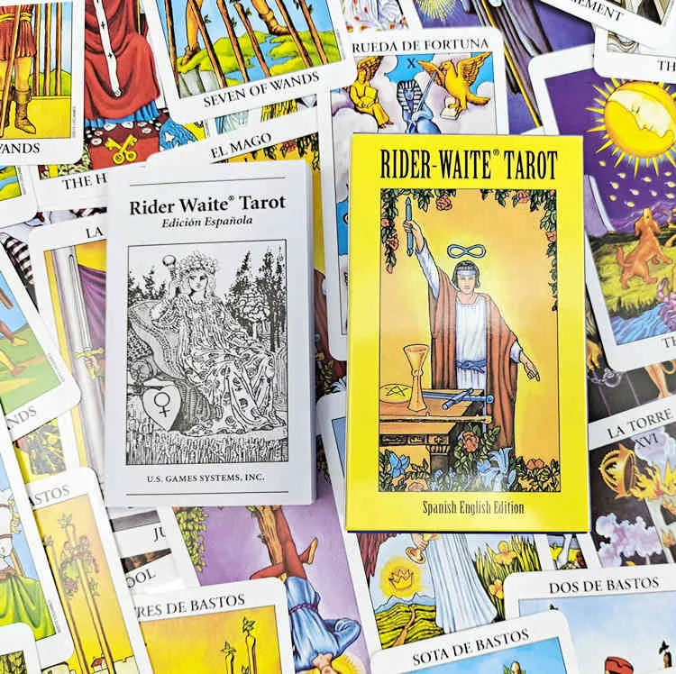 Spanische Smith Waite Tarotkarten im Großhandel oraclecard-model_S2M0