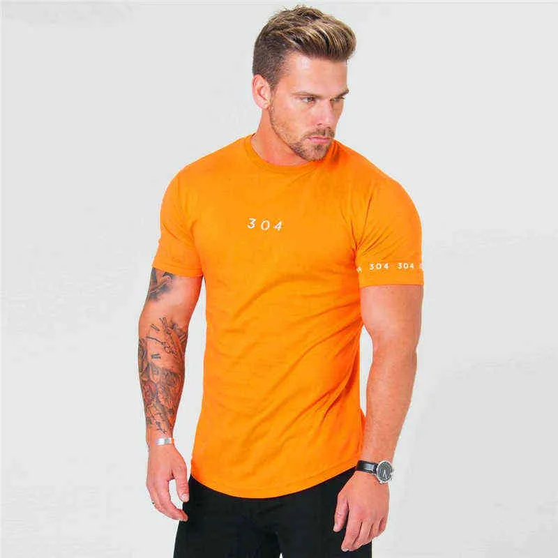 2018 Estate New Mens Palestre T shirt atleta Fitness Bodybuilding Moda Uomo Corto Cotone Abbigliamento Marca Tee Tops G1222